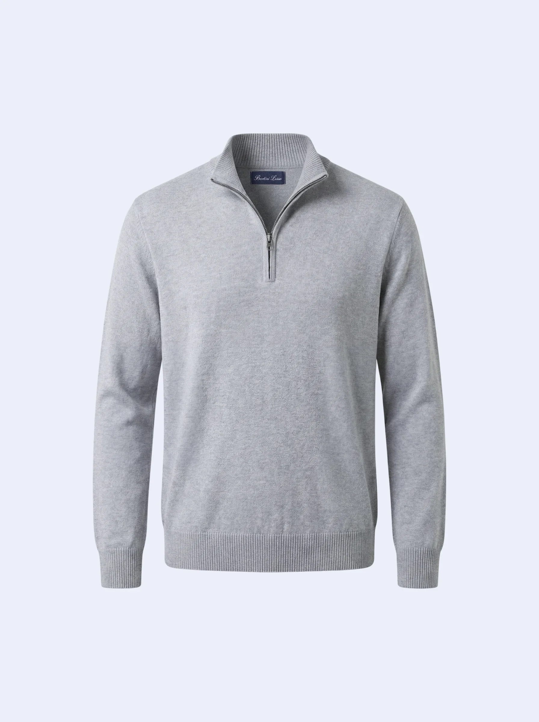 Classic Half-Zip Light Grey